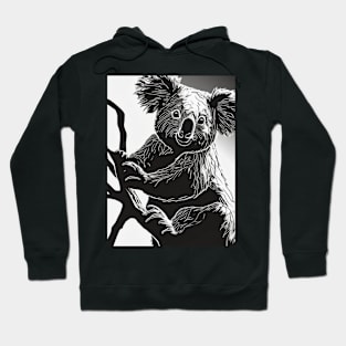 Koalas Shadow Silhouette Anime Style Collection No. 51 Hoodie